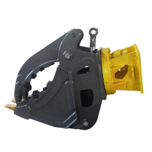 Small RX55 RX60 RX80 excavator hydraulic rotating timber grab leaf grabber stone grapple attachment